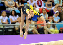 İdman gimnastikası üzrə fərdi çoxnövçülük yarışlarının finalı keçirilir. Bakı, Azərbaycan, 18 iyun 2015